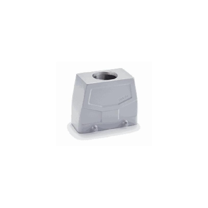Capot 16B, Aluminium moulé sous pression, IP67, Sortie verticale, M40